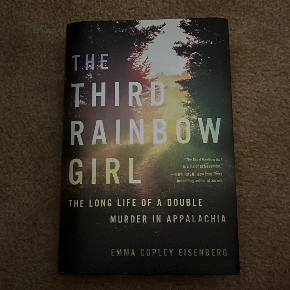 Practically brand new non fiction murder mystery, The The Third Rainbow girl